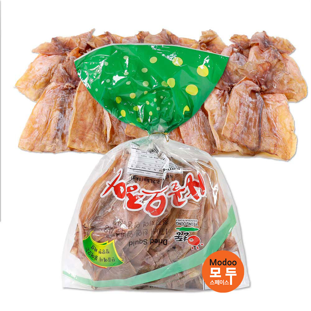 영동산골오징어 마른오징어 건몸통 1kg : 모두-스토어