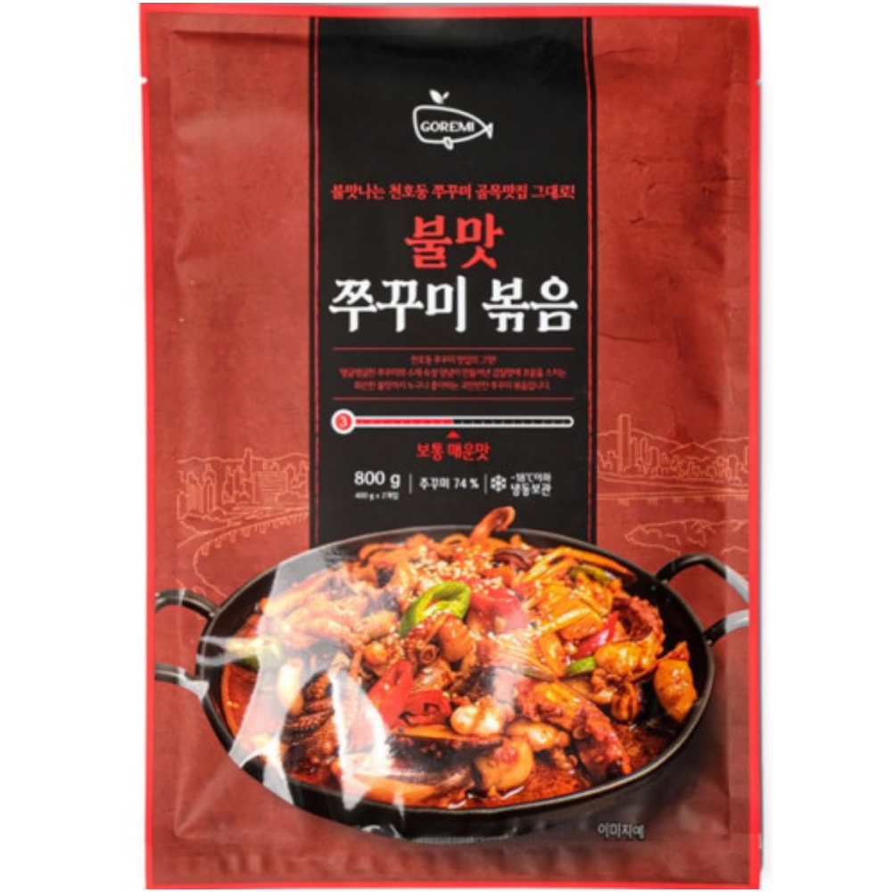 고래미 불맛 쭈꾸미볶음 800g : 하나엔푸드