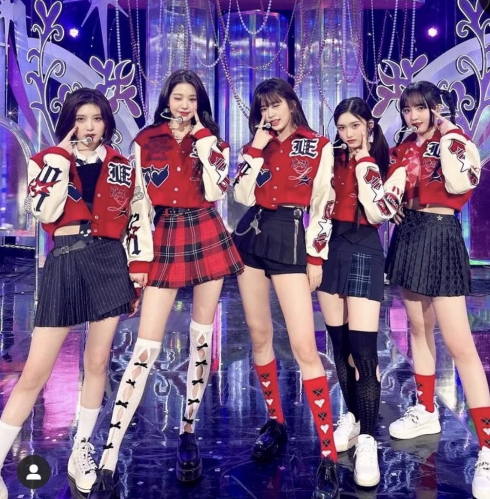 아이브 키치 무대의상 야구점퍼 코스프레 방송댄스 공연복 : 배공타