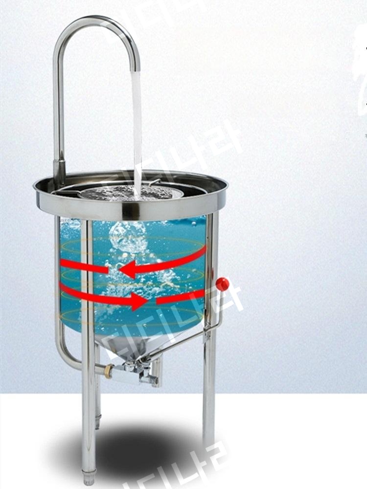세미기 쌀 씻는 기계 세척기 스테인리스 업소용 급식 취사  25KG (201) : 디디나라
