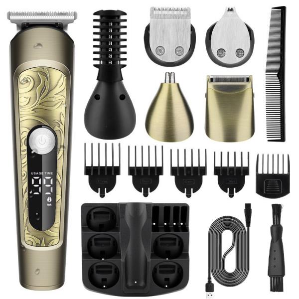 수 수염 트리머, 방수 미 세트, 헤어 클리퍼, 코, 귀, 신체  얼굴, USB 충전 케이블이   면도기. : 시구왕디