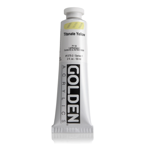 골든 H.B 60ml S1 Titanate Yellow 아크릴물감 : 디엠씨몰