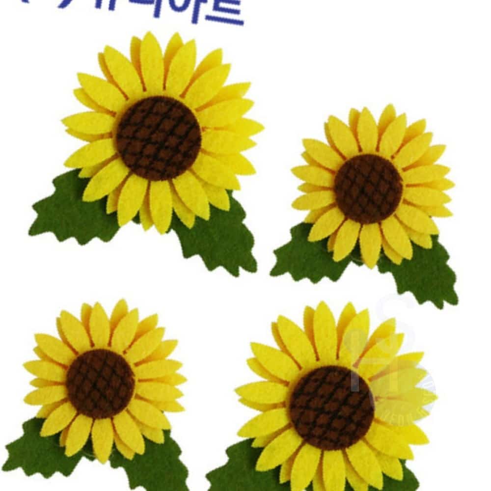 일안 유니아트 펠트 2500 해바라기꽃 P0000DOD 유치원 환경판 어린이집 환경구성 : 일안2404
