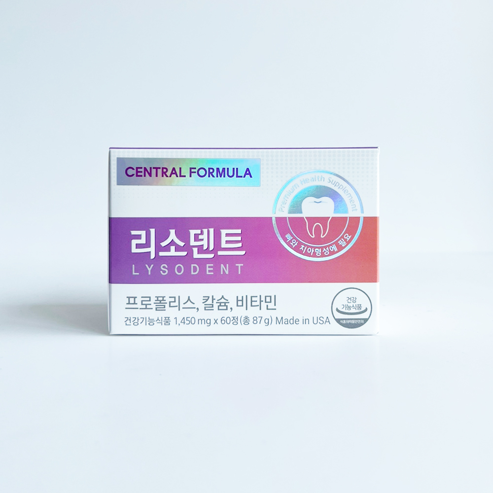 센트럴포뮬러 리소덴트 1450mg x 60정 1개 : 주식회사 산창비