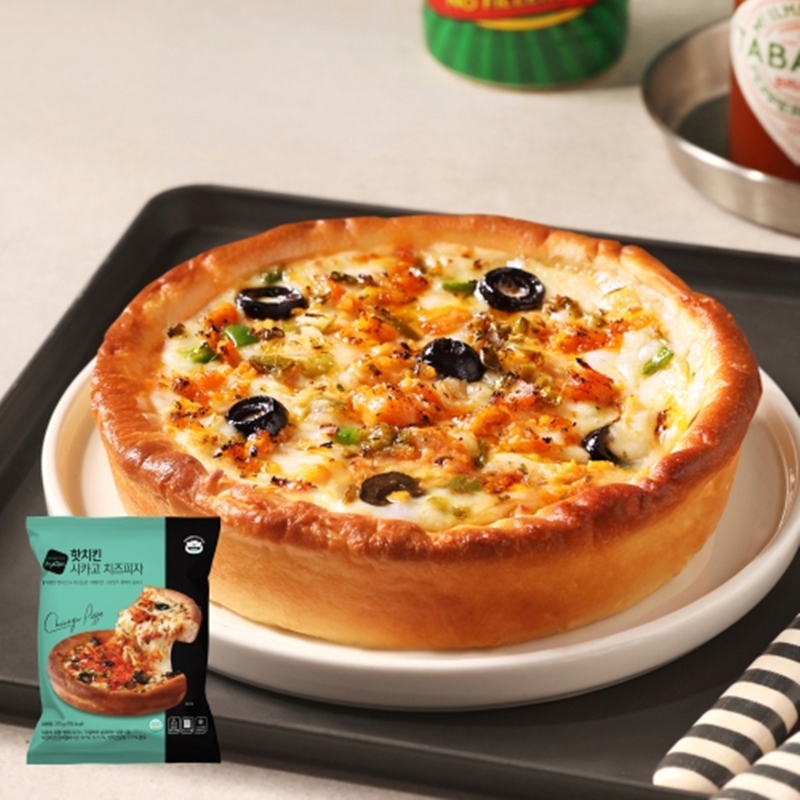 치즈폭탄 핫치킨 시카고 치즈피자 370g : 인하네