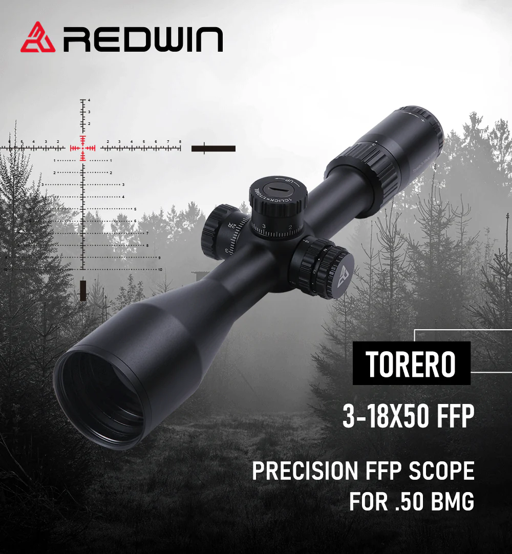 레드윈 토레로 50구경 REDWIN TORERO 3-18X50 FFP IR 발광 레티클 버전 : 토이솔져스
