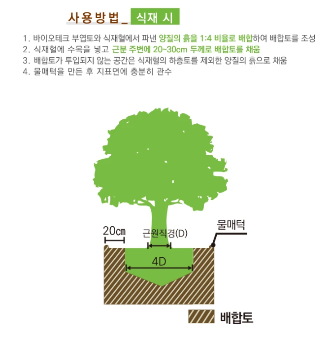 순수 천연비료 바이오테크 부엽토 천연부엽토 태흥 20kg : 진천팜 농자재 마트