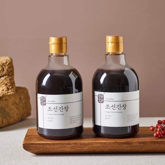 [홍주발효식품] 2년 자연숙성 조선간장 국산콩 시골집 재래식 집간장 650ml : 서울동행상회