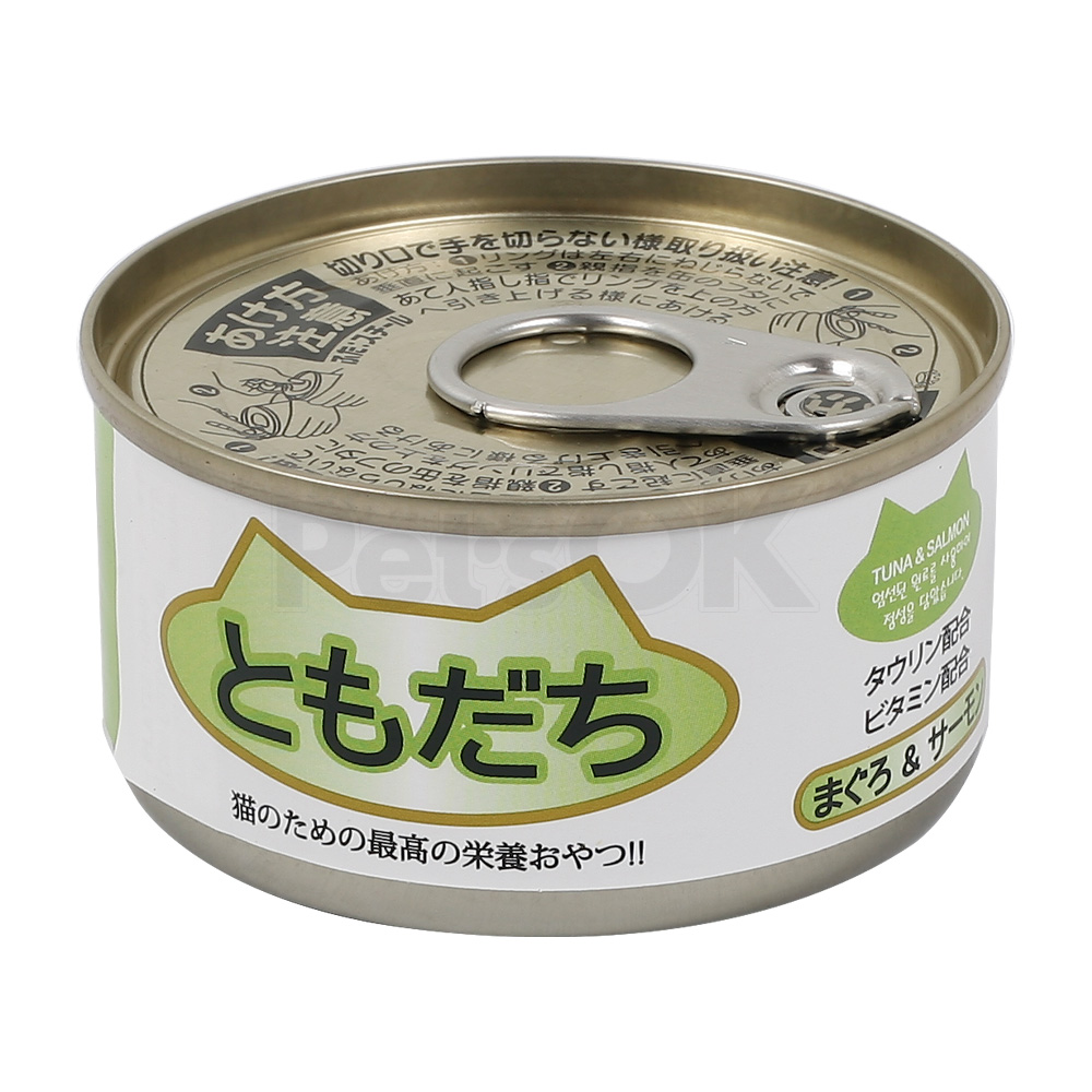 굿프랜드 토모다찌 고양이캔 80g x24개 (참치와연어) 고양이통조림 고양이간식 : 우리집펫