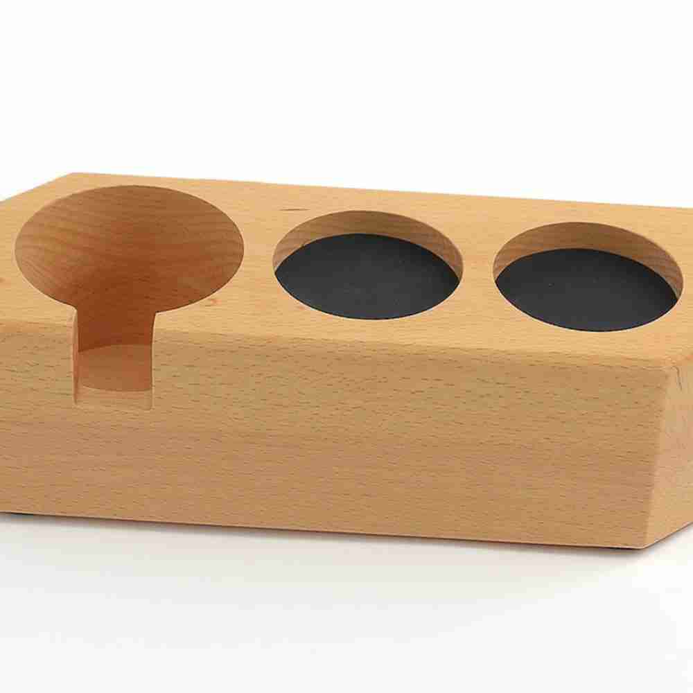 바리스타 우드 탬퍼받침대 58mm 느티나무 커피용품 커피숍용품 : 그리니브