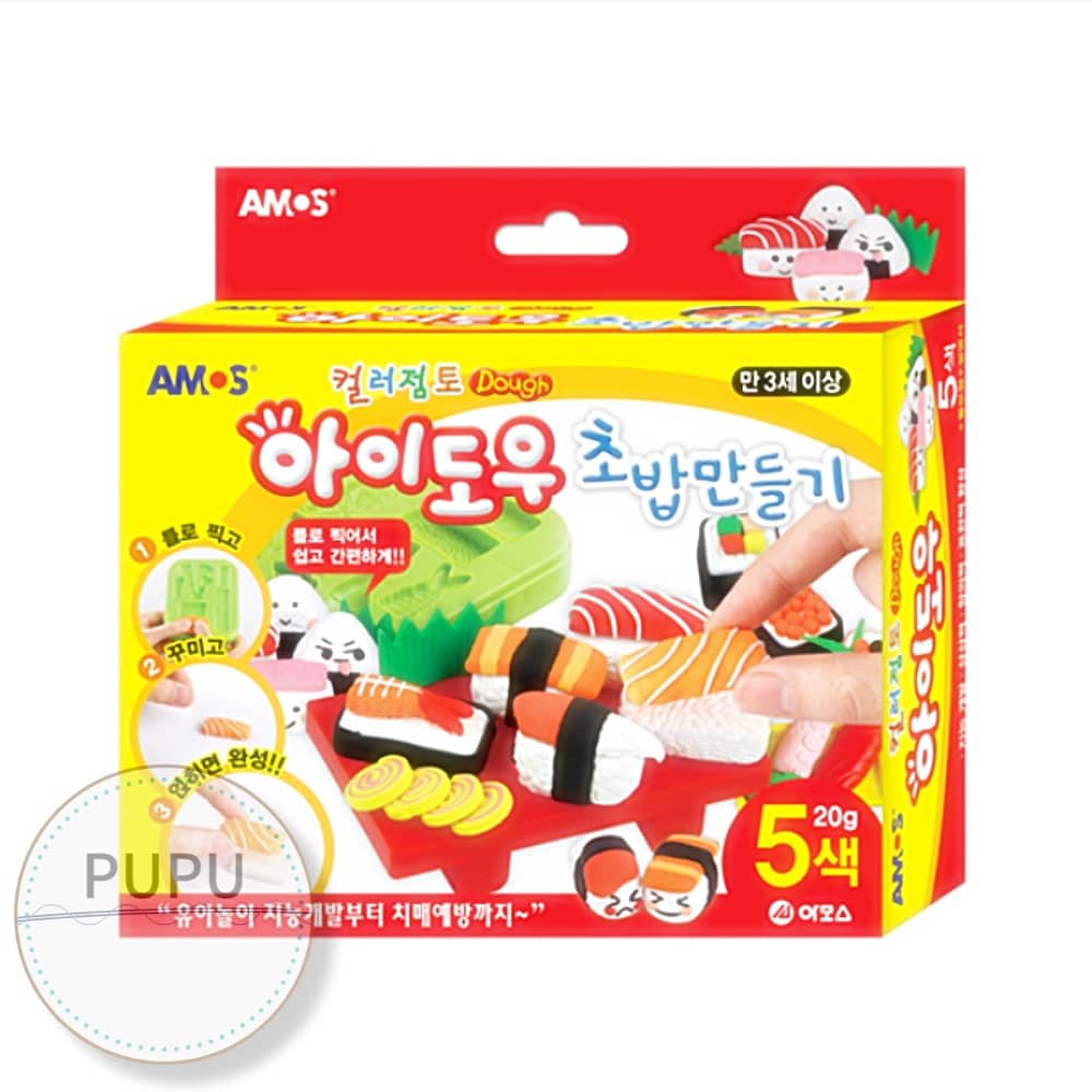 LVPP 초밥 아이도우 만들기 20g 5색 : 리빙푸푸