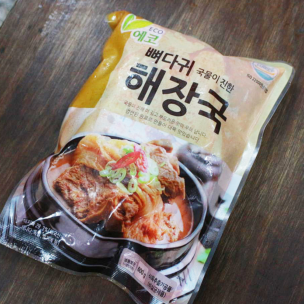 [강서구·양천구 배달] 국물이 진한 즉석뼈해장국 600g [화곡본동 농우축산] : 동네시장 장보기