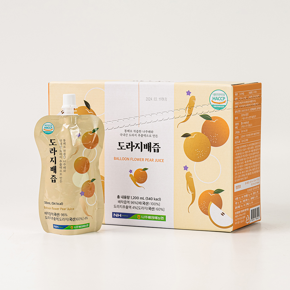농협 나주 배즙 배도라지 100% 착즙 30포 임산부 어린이 : 위고마켓