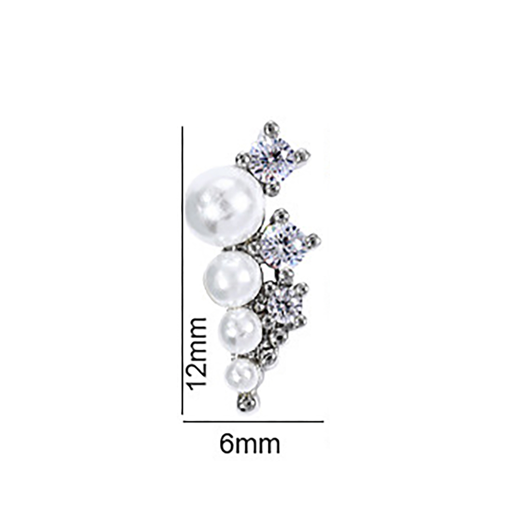 크러시다이아  네일파츠 6x12mm 젤네일아트재료 : 클래식네일