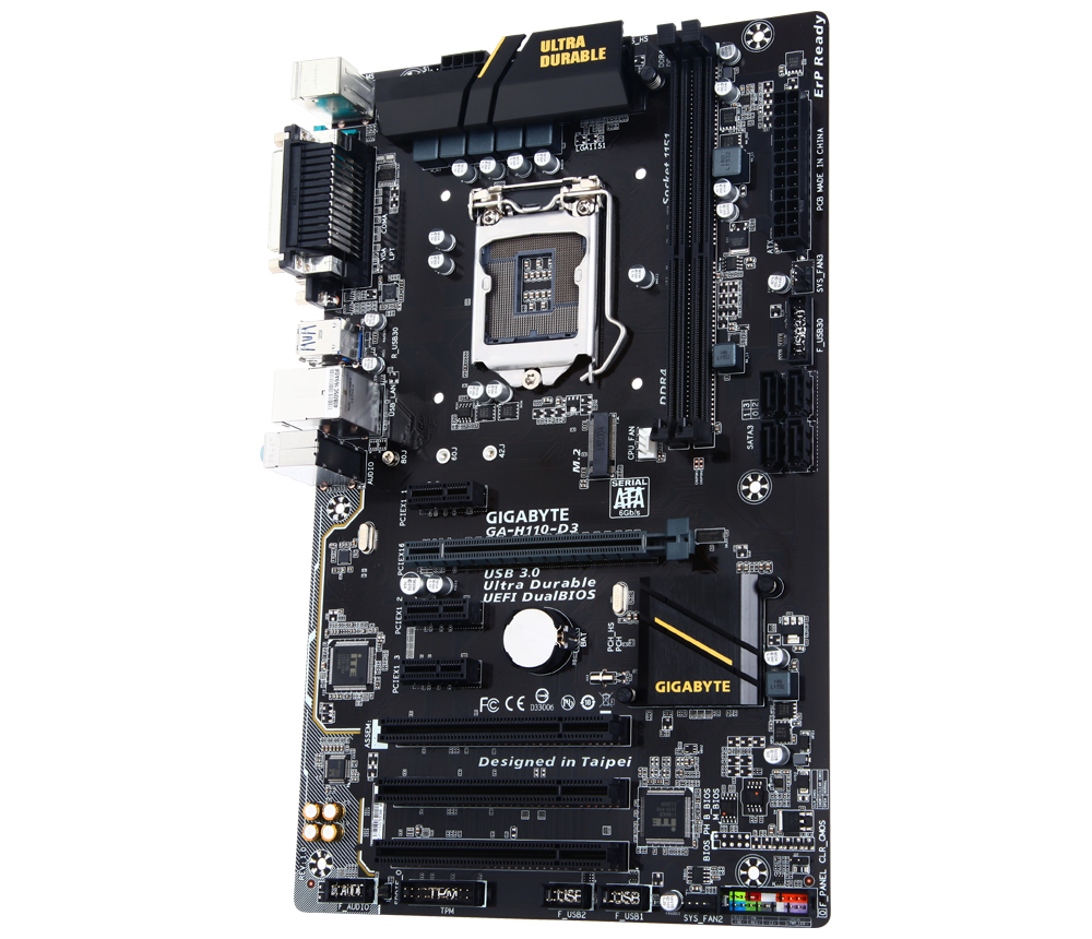 Gigabyte H110-D3 LGA1151 채굴용 : 제로원텍