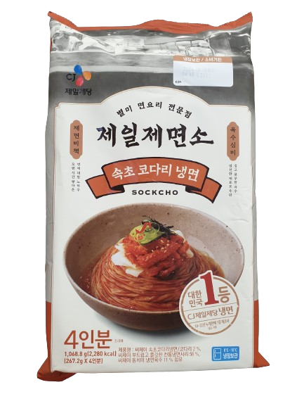 CJ 제일제면소 속초 코다리냉면 1,069g 4인분(냉장배송) : 다님양행