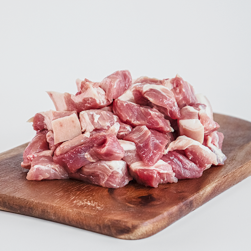 [도담신선육] 국내산 한돈 냉장 돼지고기 앞다리살 500g 찌개(껍질유) : 도담신선육-고기119