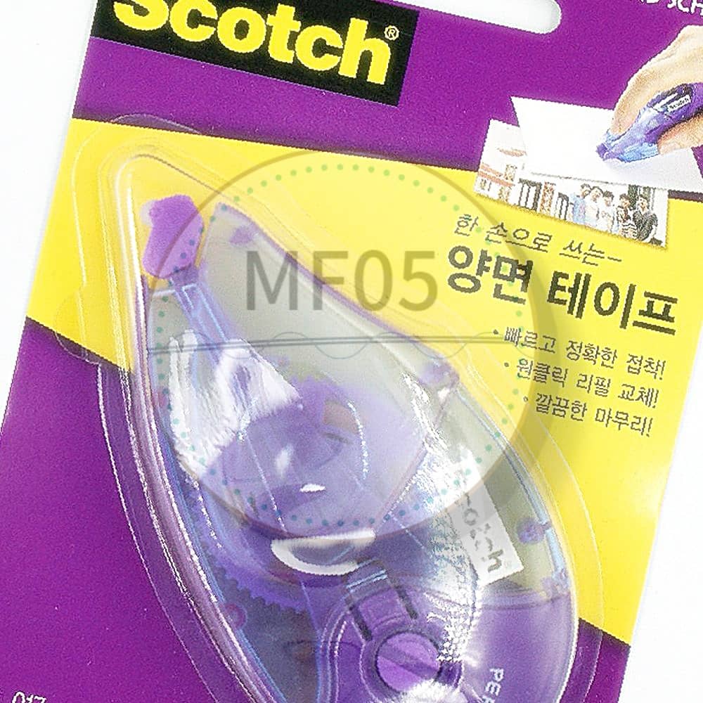 MF05 3M 한손으로쓰는 양면테이프본품 8.4mmX8m 강력접착 양면테이프 강한 초강력 : 천경오상회