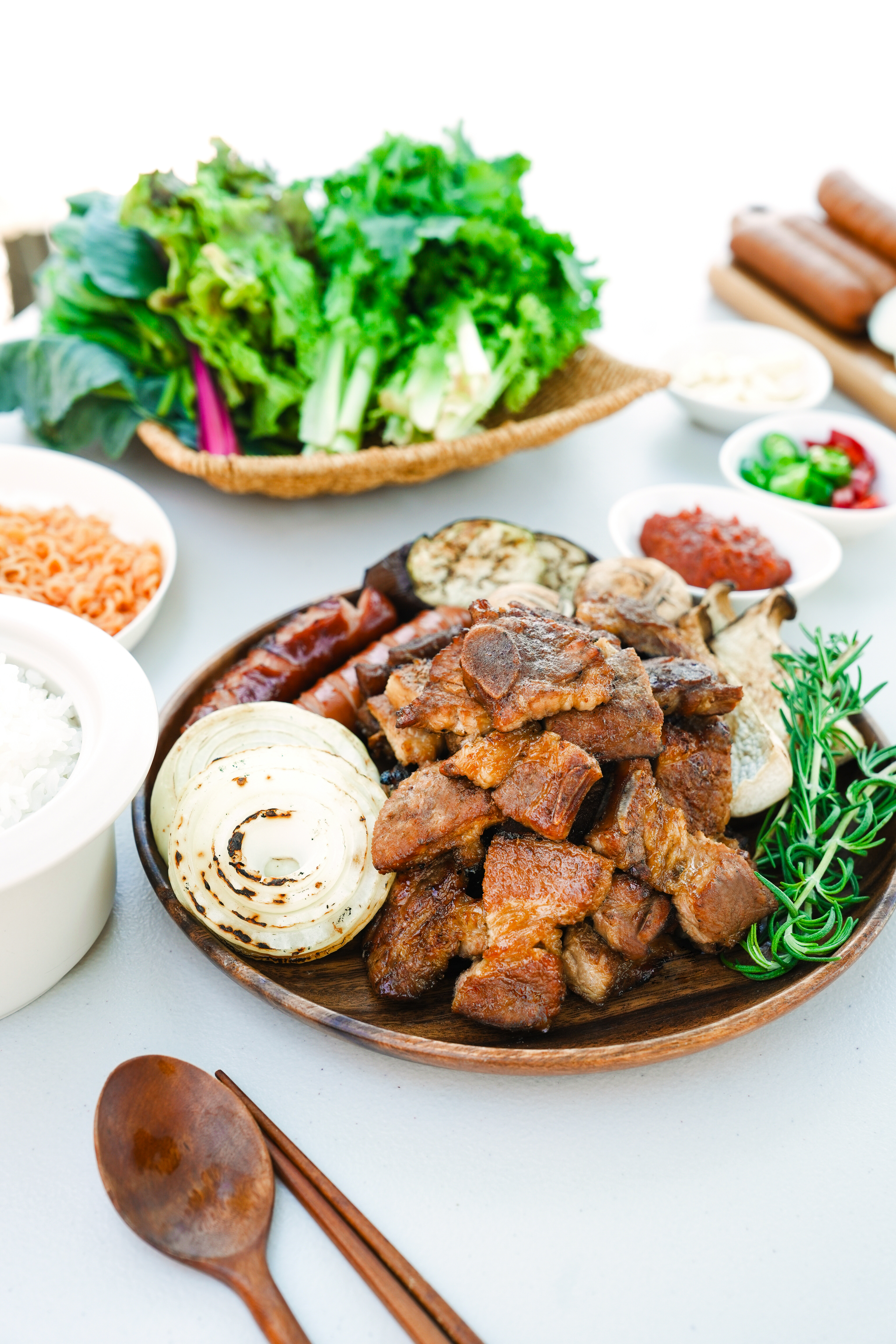 더돈 양념돼지갈비 담양갈비 수제 LA식 밀키트 캠핑고기 보성녹돈 : 더돈