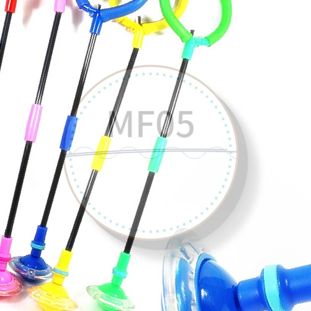 MF05 접이식LED 발목줄넘기 색상랜덤1개 단체 줄넘기용 로프 와이어 한발 : 천경오상회