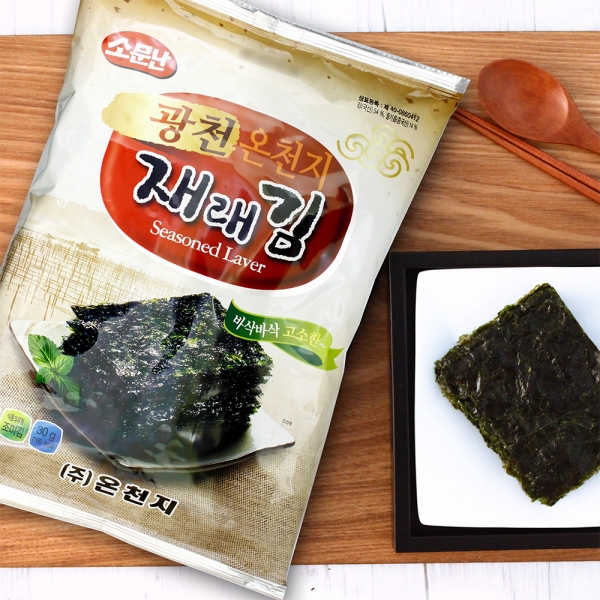 온천지재래김 30g x 20봉  광천김 구운김 푸드셰프 : 뉴앤쇼핑