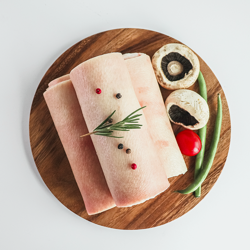 [도담신선육] 1+1 국내산 한돈 냉동 돼지껍데기 1kg 야식 술안주 : 도담신선육-고기119