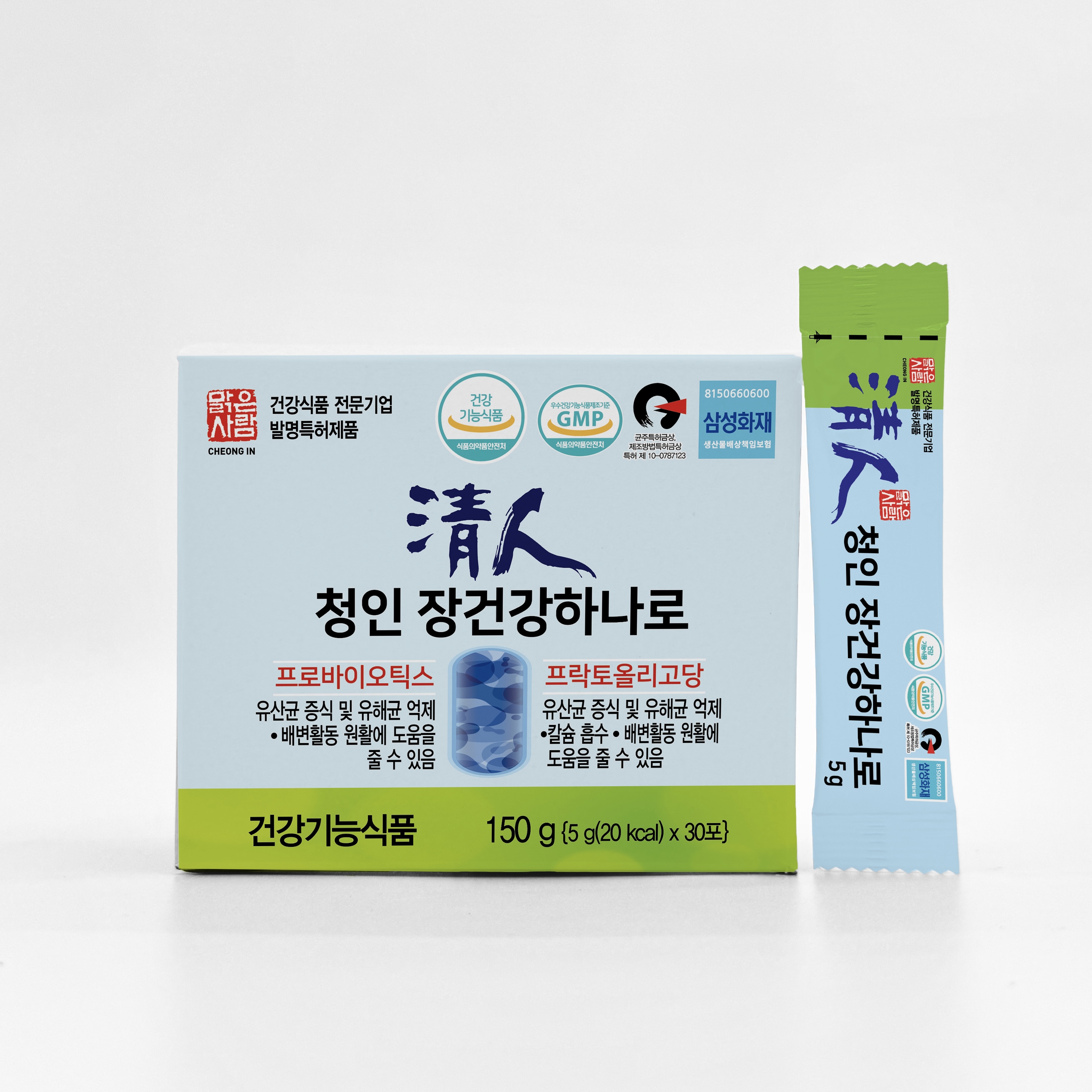 청인 장건강하나로 30포, 1개 : 청인