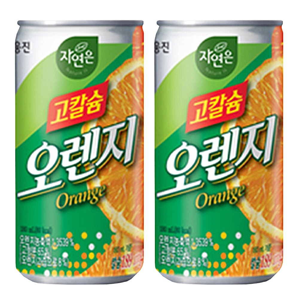 웅진 고칼슘 오렌지 180ml x 30캔 캔음료 과즙음료 서비스 음료수도매 : 수민마트