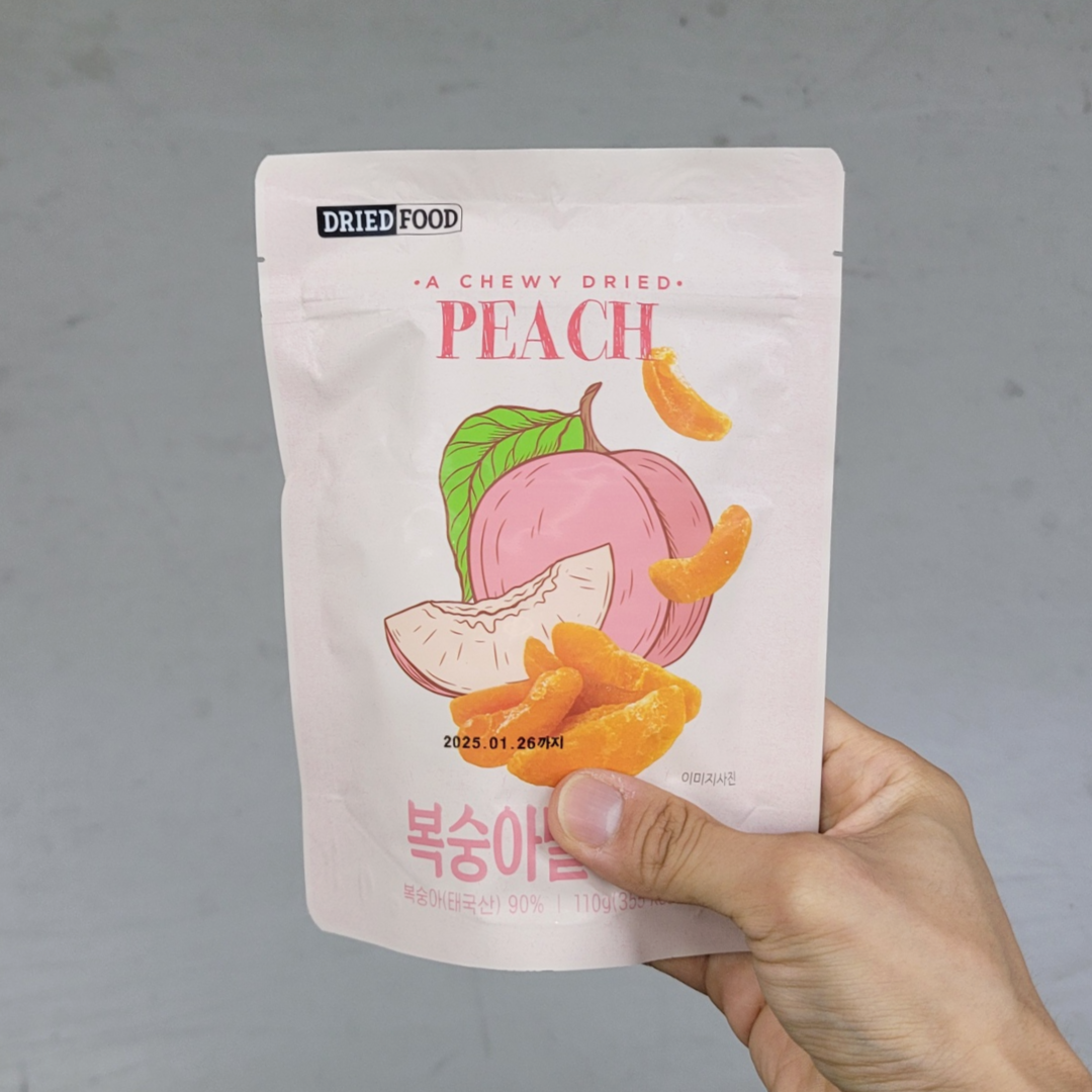 정심푸드 복숭아말랭이 110g : e편한마트