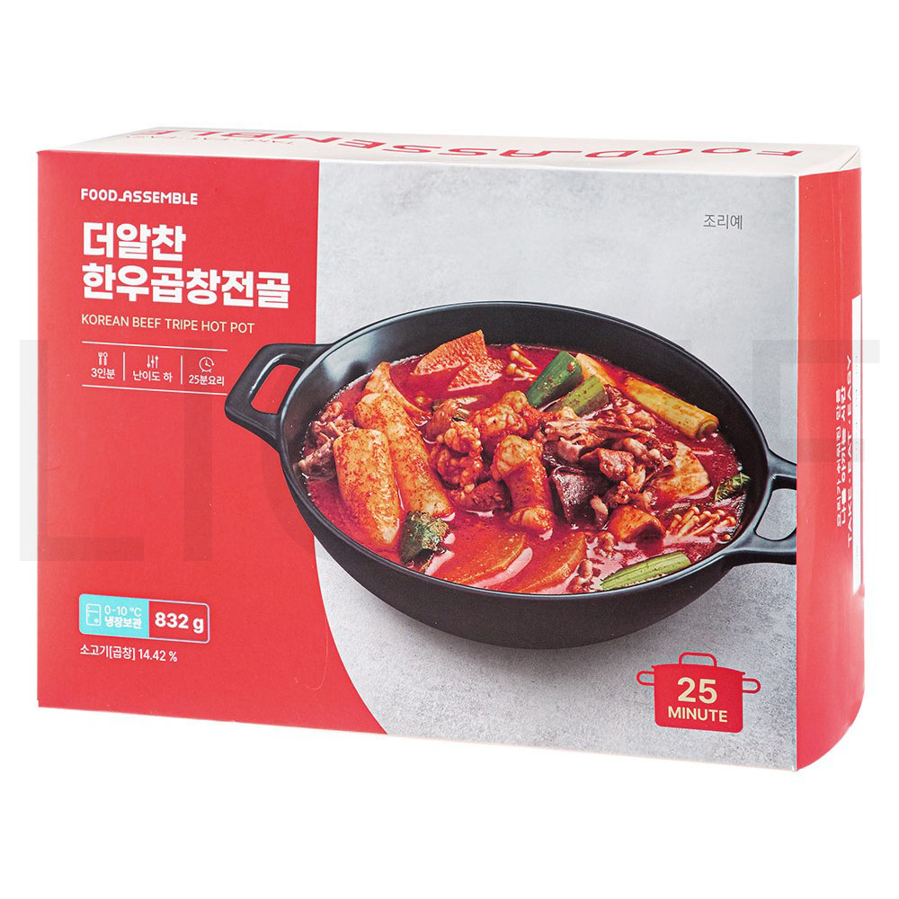 푸드어셈블 더알찬 한우 곱창전골 밀키트 832g 1개 : SUPER SALE