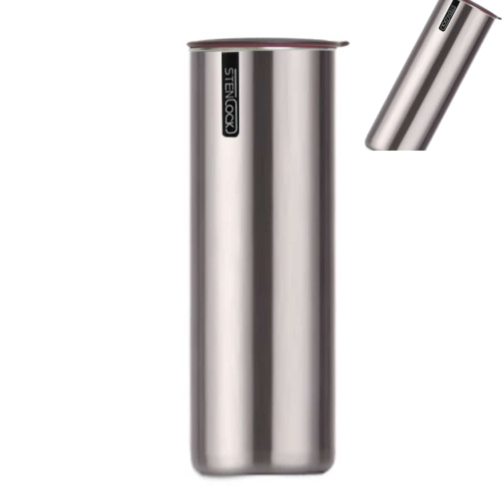 가타 냉장고용기 국통 스텐원통 소스보관통 스텐락 캐니스터 라이트 3호 1500ml : 육타상점