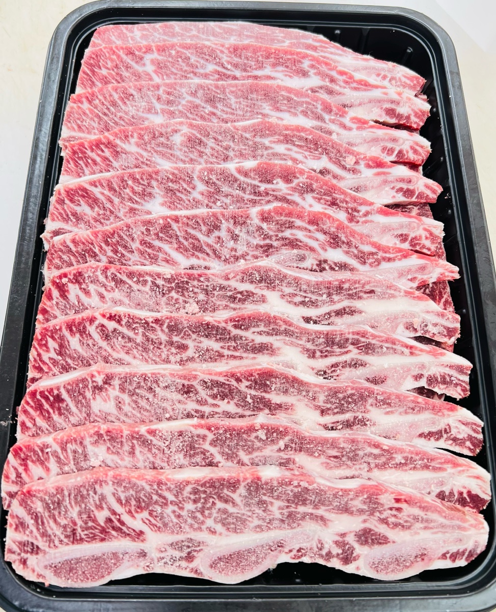 기름손질 깨끗하게 완료된 LA꽃갈비1kg : 주식회사 은혜축산유통