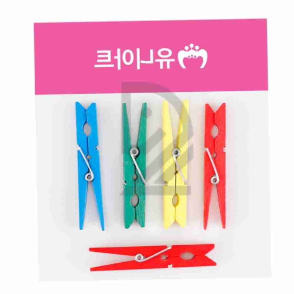 유니나무집게 특대 혼합 포토집게 대형집게 : 맬모샵