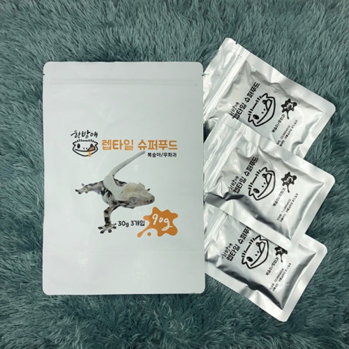 한방애 렙타일 슈퍼푸드 무화과 & 복숭아 100g : 파충류샵 빅혼