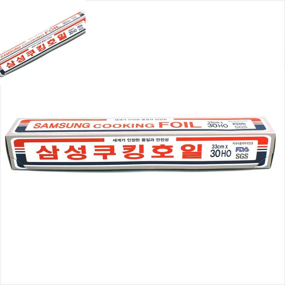 지챠 호일33X30 1개 가정용호일 위생호일 키친호일 일회용호일 : 오타상점