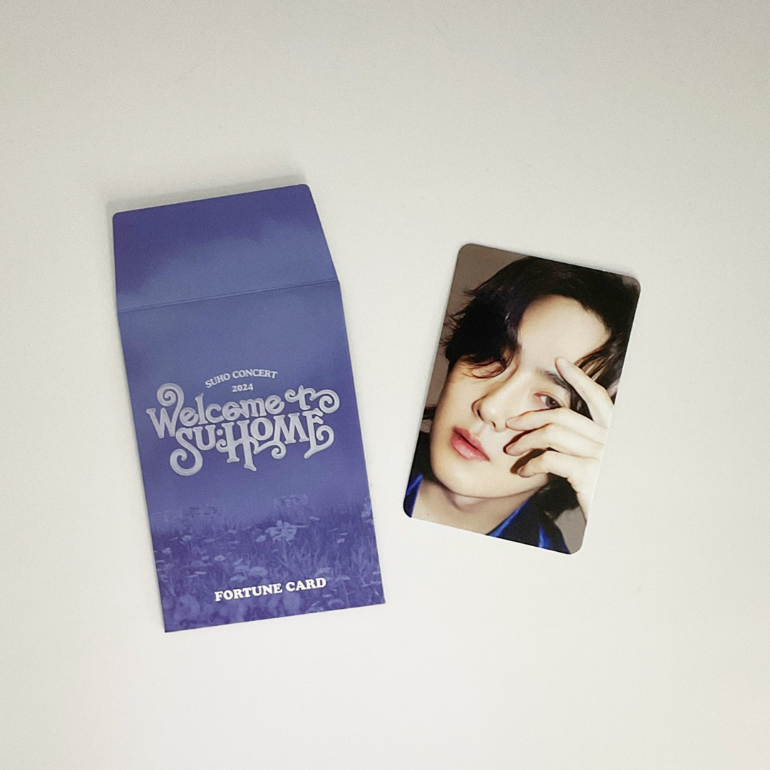 수호 2024 콘서트 웰컴투 수홈 포춘 스크래치 SUHO WELCOME TO SU HOME FORTUNE SCRATCH PHOTOCARD 2 : 포카마스터