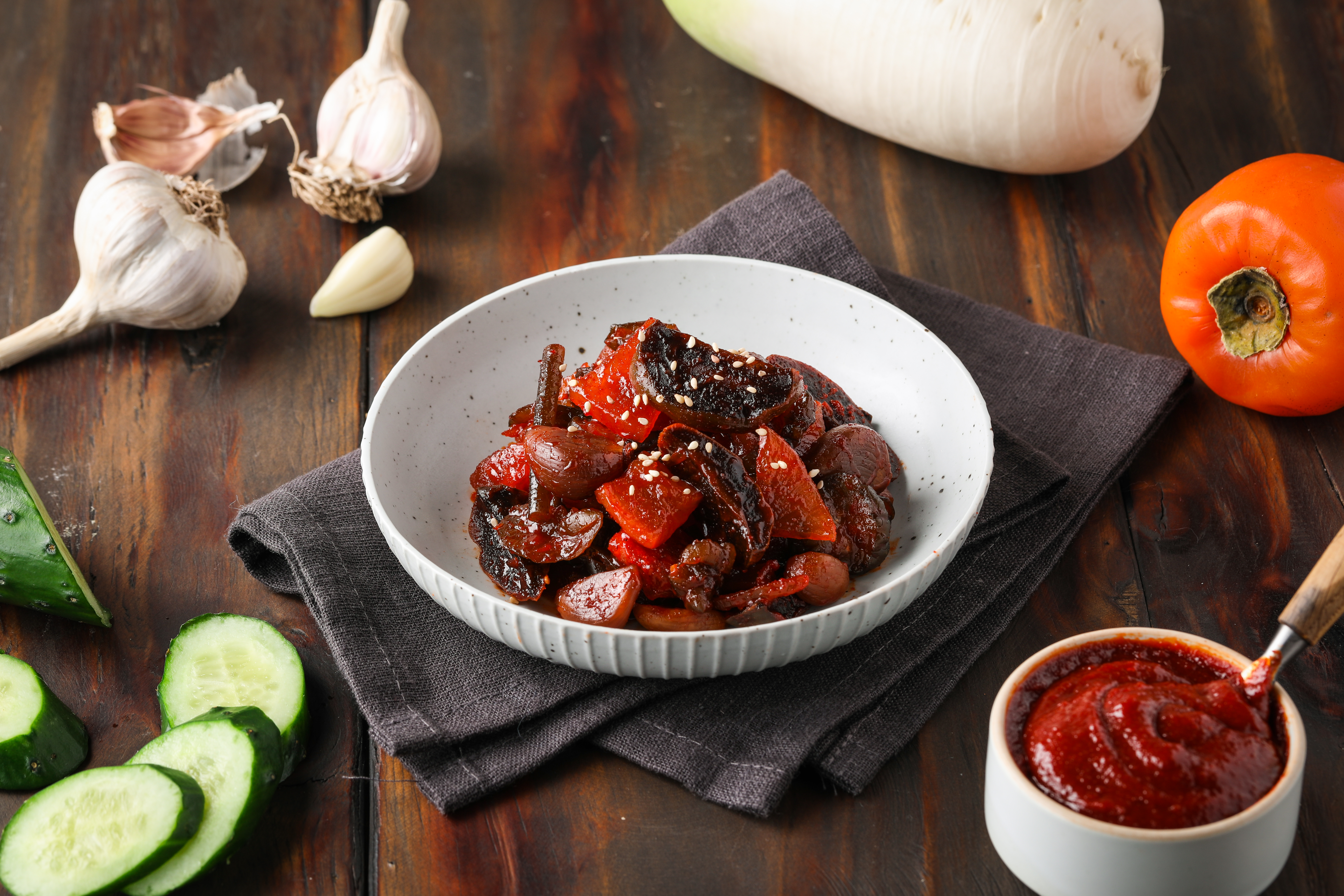 천기누설 방영의 집 모듬장아찌(500g/1kg) : 순창천년명가 이조전통식품