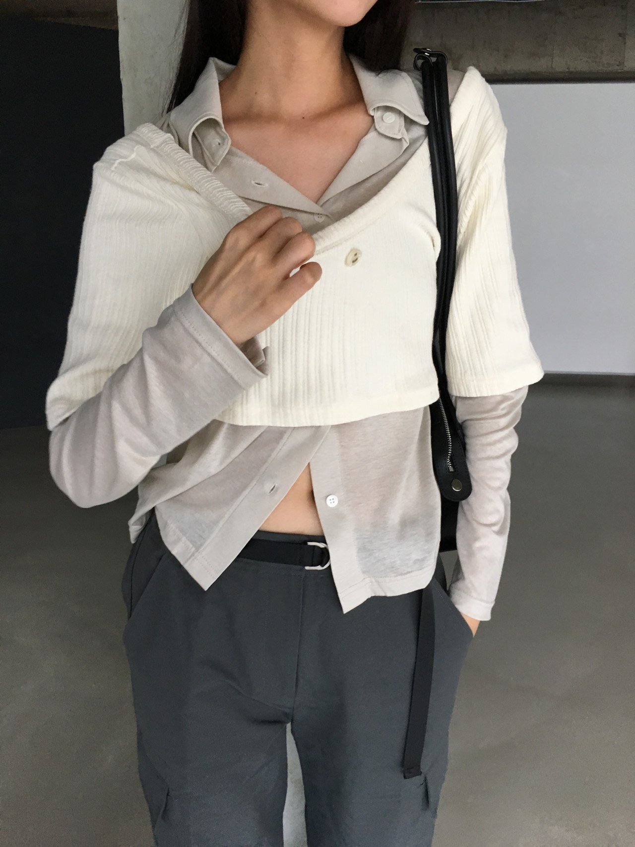 [멜란지당일]브리드 도미노 티셔츠 (3colors) 세일 : 레이두