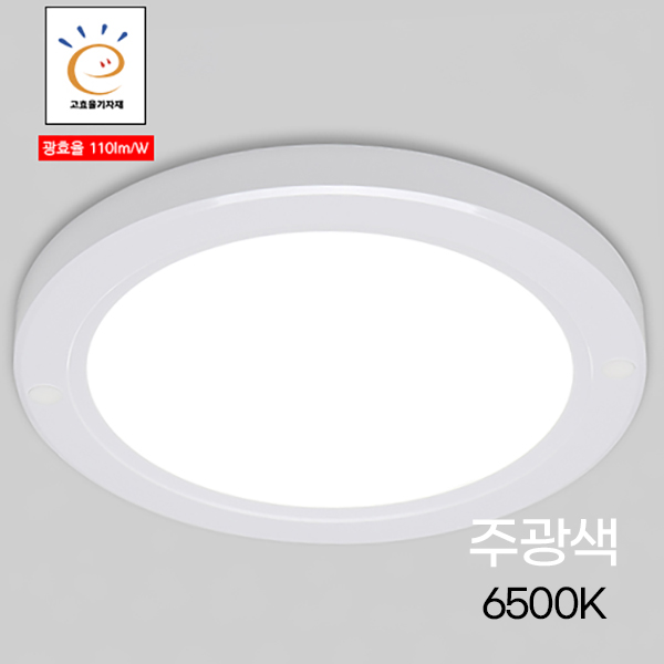 현관 LED 등 복도 베란다 욕실 천장등 천정등 고효율 엣지 15W 직부등 : 인테리어 조명