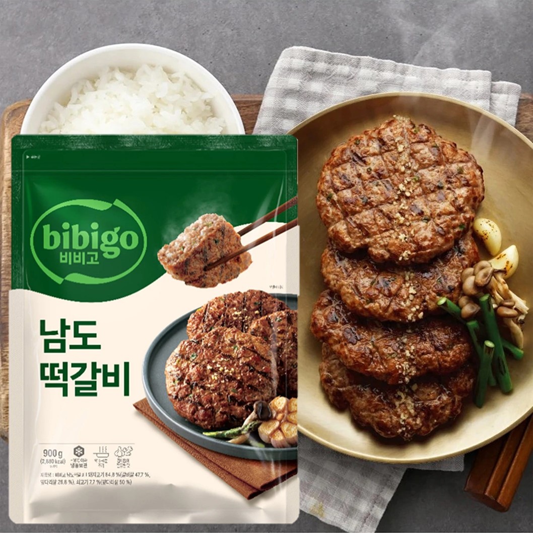 CJ 비비고 남도 떡갈비 900g x 3 코스트코 대용량 육즙가득 불향 : 맑은창