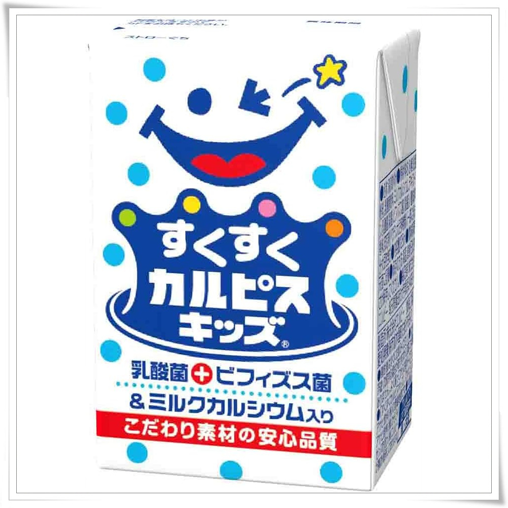 일본 엘비 스크 칼피스 키즈 음료 125mL X 24개 : 새콤재팬