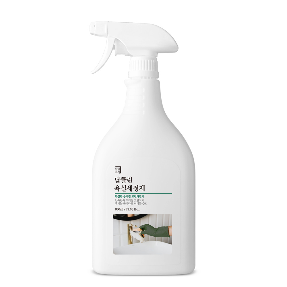 살림백서 딥클린 욕실 세정제 화장실 청소세제 800ml, 1개 : 살림백서