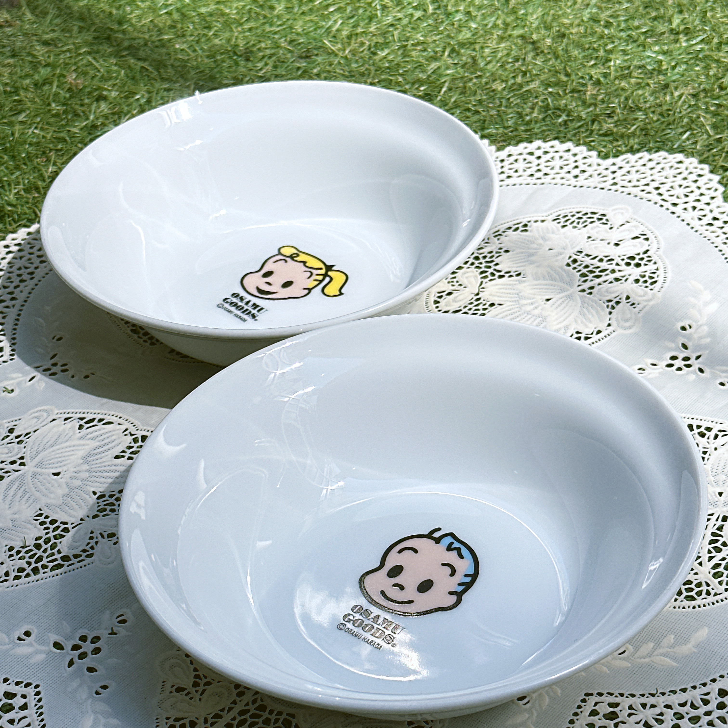 [Mister Donut] 미스터도넛 미스도 하라다 오사무 굿즈 잭&질 샐러드볼 덮밥그릇 페어 SET : kuruna 쿠루나