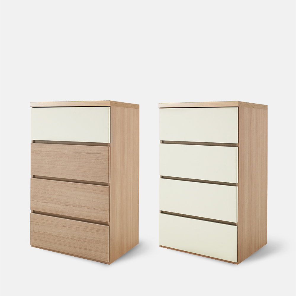 소티디자인 디프 속깊은 4단 서랍장 600 - 2color : 소티디자인