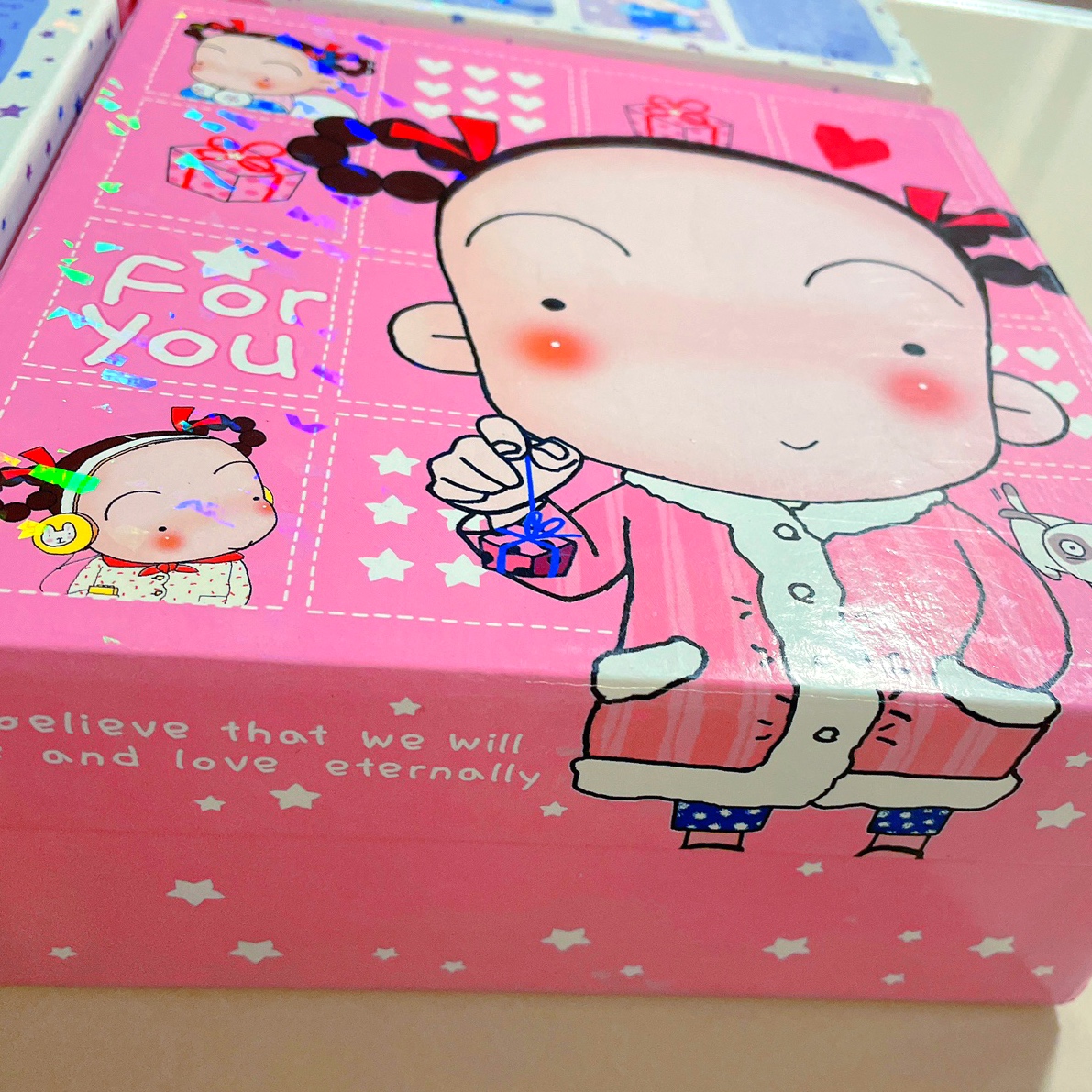 [고전문구] 미스터케이 소다미 코딱지 콩콩이 홀로그램 지함 선물 상자 : 베베문구점