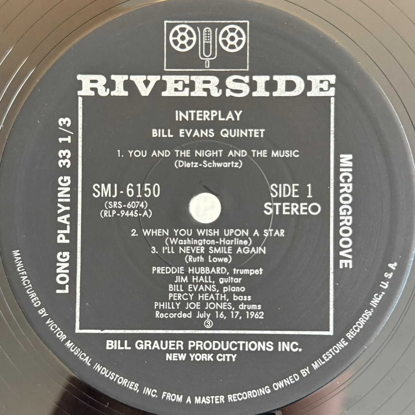 Bill Evans - Interplay (Riverside) (SMJ6150) : 인터플레이 레코드 샵