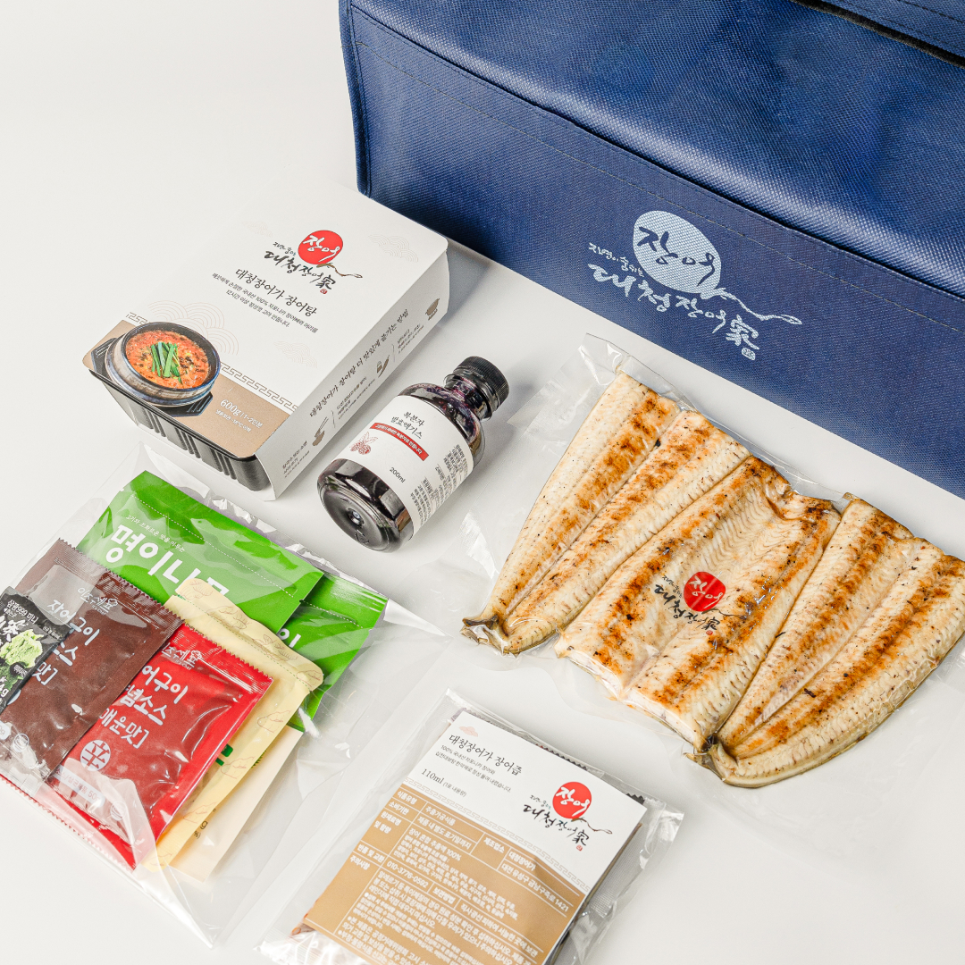 대청장어가 국산 민물장어 선물세트 자포니카 1kg(600g) 2kg(1200g) 3kg(1800g) : 플랜더H