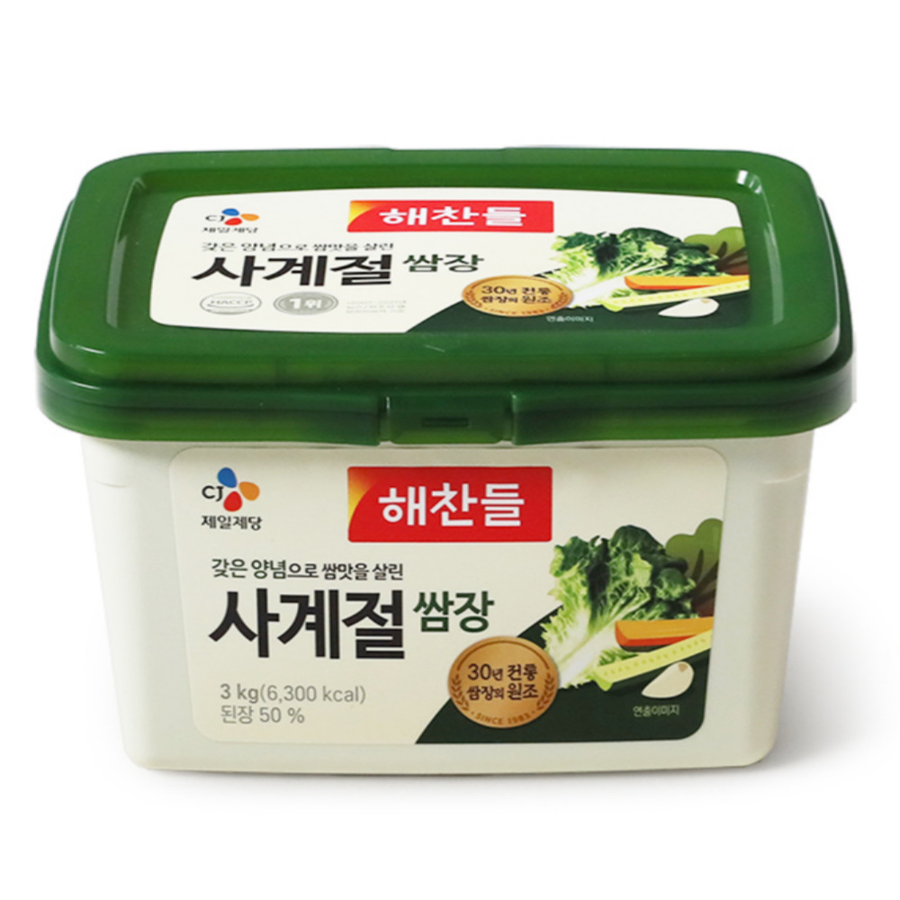 해찬들 사계절 쌈장 3kg /1ea : 제니푸드
