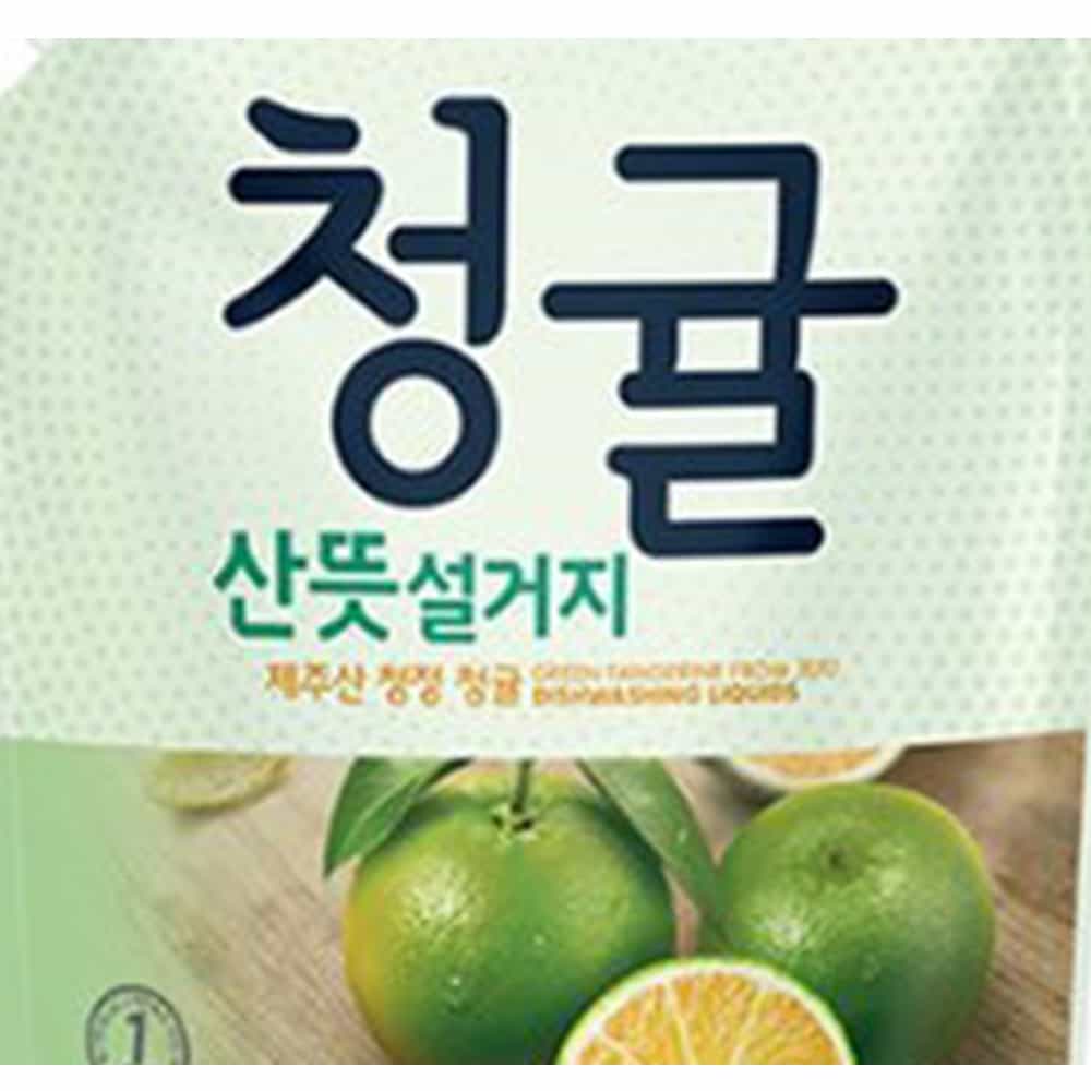 판다쇼핑몰 청귤 산뜻설거지 주방세제 1kg 리필 1EA 식기세제 다용도세제 : 판다쇼핑몰A