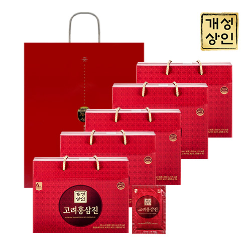 개성상인 6년근 고려홍삼진 50mg 30포, 5개 : WHOLE Life